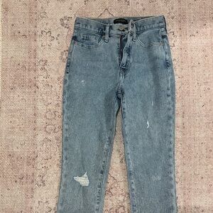 Banana Republic Women's Straight Leg Jeans in Light Blue